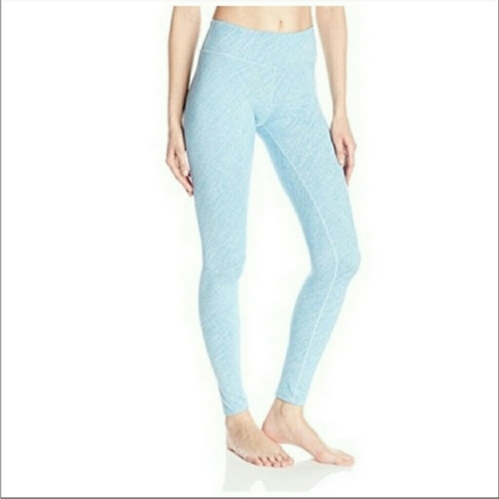 Beyond Yoga Aquatic Blue texture leggings Size Large